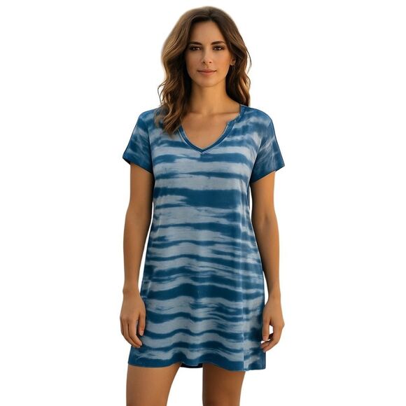 New With Tags Keren Hart Tie Dye Dress L - Picture 1 of 12